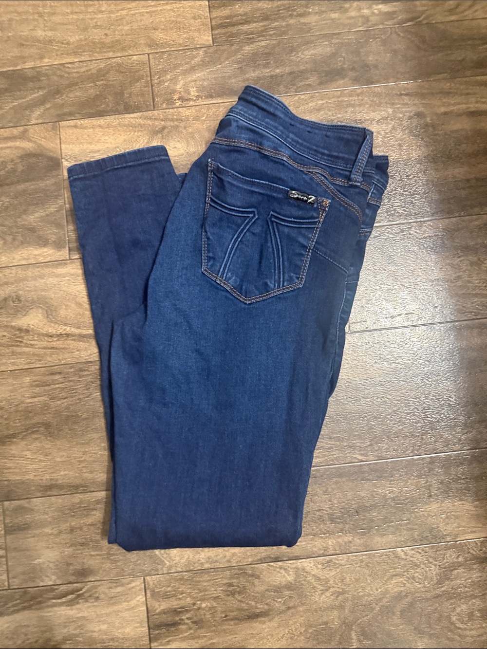 Seven7 Dark Indigo Skinny Jeans